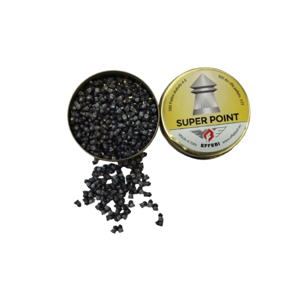 EFFE-BI SUPER POINT .177 Airgun Pellets (500 pcs)